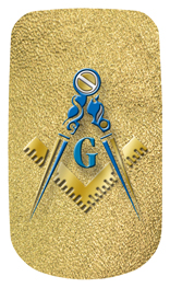 DAROYAL 370 SH GD Masonic Lodge Shimmer Gold